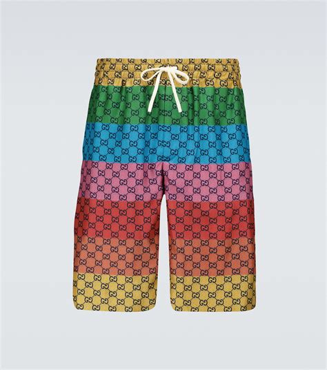 gucci shorts colorful